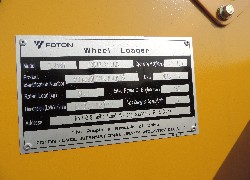 Продажа китайского фронтального погрузчика Foton Lovol FL958G-II в Казахстане за 000 $. Фотография 13 Купить фронтальный погрузчик Foton Lovol (Китай) в Алматы, модель FL958G-II, цена DDP: 000 $. Фото 13