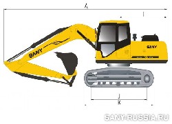 Продажа китайского экскаватора SANY SY215C в Казахстане за 000 $. Фотография 12 Купить экскаватор SANY (Китай) в Алматы, модель SY215C, цена DDP: 000 $. Фото 12