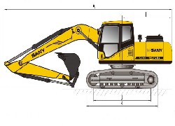 Продажа китайского экскаватора SANY SY235C в Казахстане за 000 $. Фотография 12 Купить экскаватор SANY (Китай) в Алматы, модель SY235C, цена DDP: 000 $. Фото 12