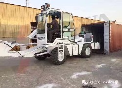 Купить автобетоносмеситель с самозагрузкой LUZUN (Китай) в Алматы, модель JBC 1.0R, угол разгрузки в двух направлениях 270º, цена DDP: 000 $. Фото 4