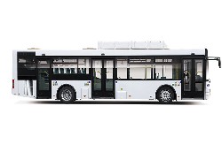 Купить городской автобус Yutong (Китай) в Алматы, модель ZK6118HGA-CNG на газовом топливе, цена DDP: 000 $. Фото 1
