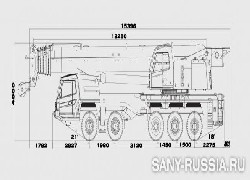 Купить автокран Palfinger Sany, STC1000 в Алматы, за 000 $, рассрочка - 6 месяцев. Фото 7