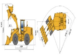 Купить фронтальный погрузчик Foton Lovol (Китай) в Алматы, модель FL955F-II, цена DDP: 000 $. Фото 1
