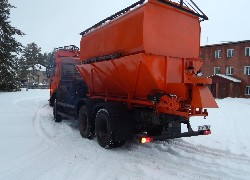 Пескоразбрасыватели, купить в Казахстане (Астана, Алматы, Караганда) и СНГ. Продажа комбинированных-дорожных машин (КДМ): цены и параметры пескоразбрасывателей