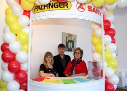 В Алматы 30 октября 2014 года прошла презентация автомобильных кранов PALFINGER SANY. Фотография 3 Презентация-выставка автокранов PALFINGER SANY в Алматы 30.10.2014. Фото 3