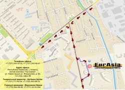 Схема проезда в офис EurAsia Global Equipment